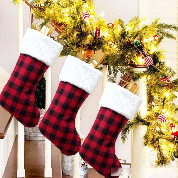 christmas door socks hanging ornament christmas tree decorations plaid stocking gift bag santa socks sacks decoration ornaments 0013chr
christmas door socks hanging ornament christmas tree decorations plaid stocking gift bag santa socks sacks decoration ornaments 0013chr