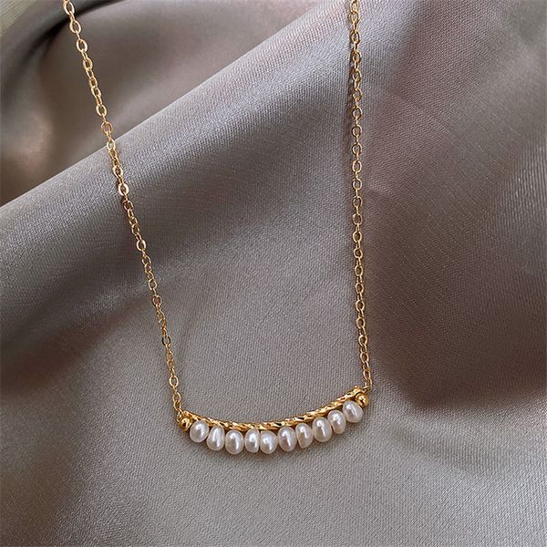 pendant necklaces vintage simple imitation pearl gold chain necklace woman fashion clavicle female jewelry accessories anniversary gifts, Silver
pendant necklaces vintage simple imitation pearl gold chain necklace woman fashion clavicle female jewelry accessories anniversary gifts, Silver