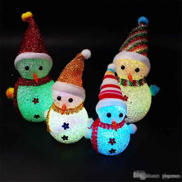 led luminous snowman multicolor cartoon christmas decoration mood lights night light christmas tree decorations 5 / package
led luminous snowman multicolor cartoon christmas decoration mood lights night light christmas tree decorations 5 / package