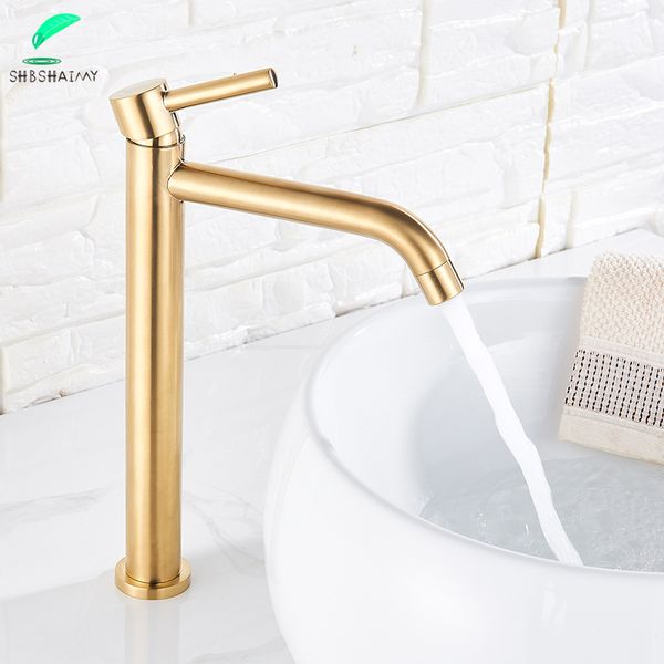 shbshaimy black white chrome tall basin sink faucet brass body cold water bathroom washbasin water mixer single handle
shbshaimy black white chrome tall basin sink faucet brass body cold water bathroom washbasin water mixer single handle