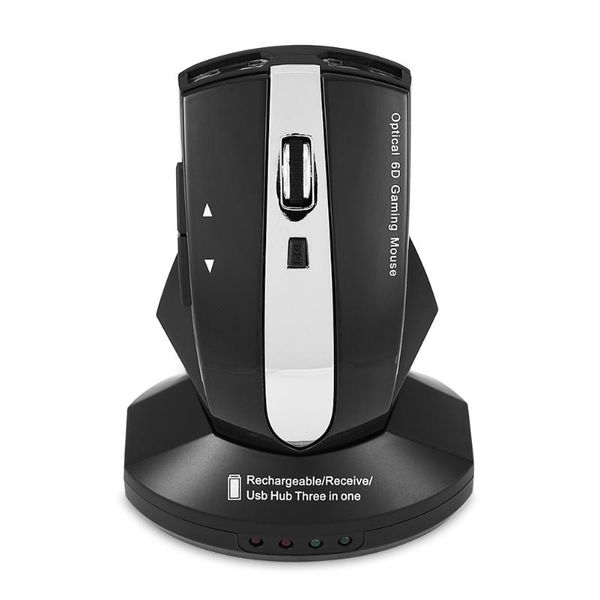 2.4ghz rechargeable wireless optical mouse gaming mice w/ charging dock stand usb hub black
2.4ghz rechargeable wireless optical mouse gaming mice w/ charging dock stand usb hub black