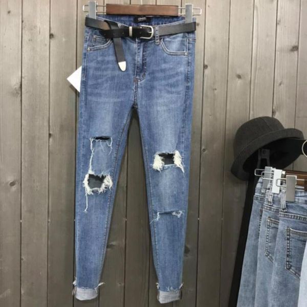 plus size 26-31hole jeans women 2020 summer fashion high waist big hole skinny pencil jeans ankle length, Blue
plus size 26-31hole jeans women 2020 summer fashion high waist big hole skinny pencil jeans ankle length, Blue
