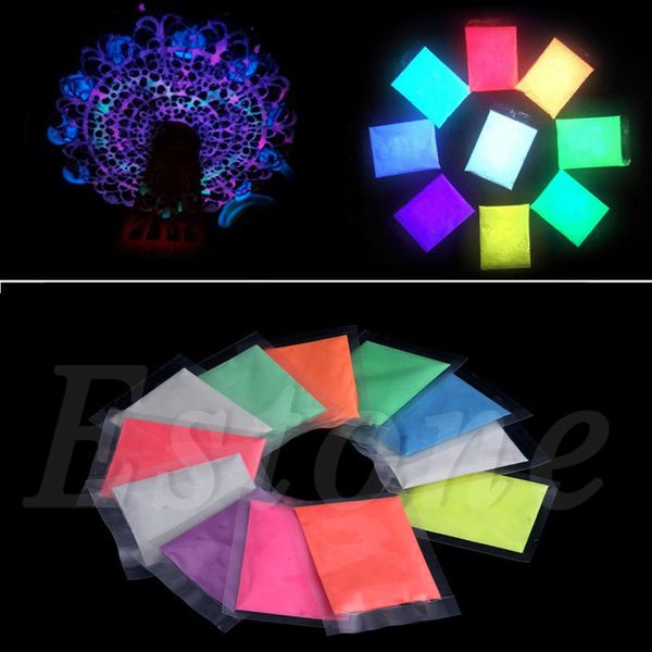 bookmark 5pcs fluorescent super bright glow-in-the-dark glow pigment