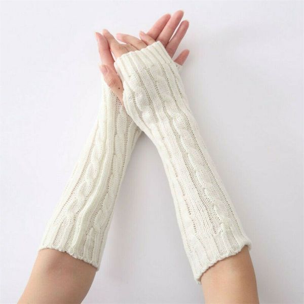 women acrylic mitten warm fingerless gloves hand warmer winter women arm crochet knitting elbow gloves femme, Blue;gray
women acrylic mitten warm fingerless gloves hand warmer winter women arm crochet knitting elbow gloves femme, Blue;gray