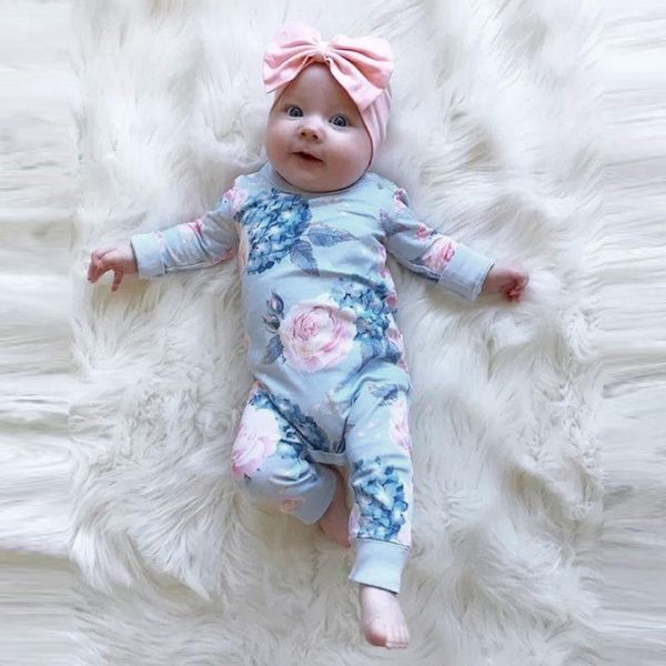 jumpsuits long sleeve infant floral romper for baby gir spring summer clothes with bow hair band born girl po jumpsuit, Blue
jumpsuits long sleeve infant floral romper for baby gir spring summer clothes with bow hair band born girl po jumpsuit, Blue