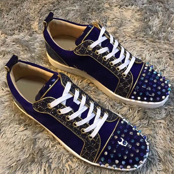 brands red bottom spikes junior mens casual flats orlato flat low red sole suede leather fashion women sports sneakers casual shoes, Black
brands red bottom spikes junior mens casual flats orlato flat low red sole suede leather fashion women sports sneakers casual shoes, Black