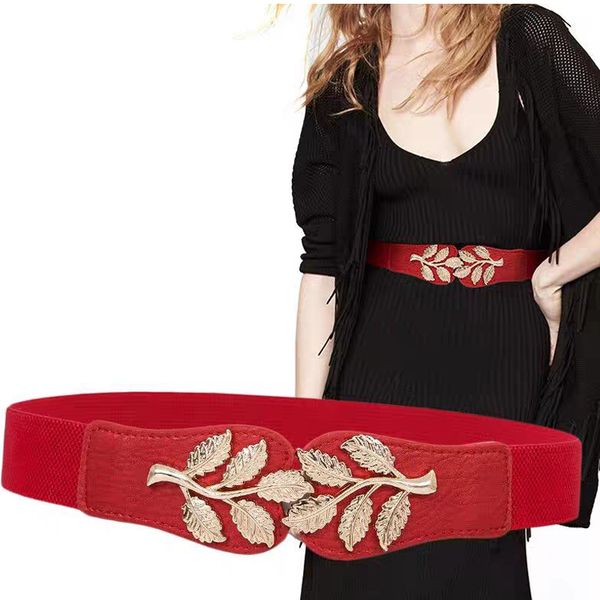 elastic waist belts for women party wedding dresses 5.5cm wide stretchy luxury design gold leaf waistbands ladies corset belts, Black;brown
elastic waist belts for women party wedding dresses 5.5cm wide stretchy luxury design gold leaf waistbands ladies corset belts, Black;brown