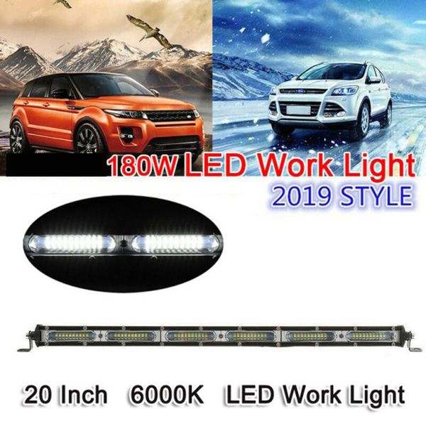 20-inch led working light ultra-thin spotlight strip 180w 6000k flood combo beam ip67 waterproof excellent pc lens
20-inch led working light ultra-thin spotlight strip 180w 6000k flood combo beam ip67 waterproof excellent pc lens