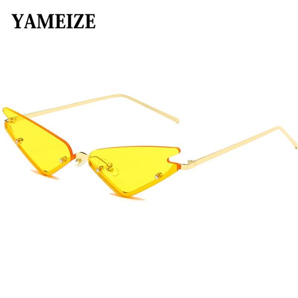 sunglasses rimless women fashion triangle punk candy color metal vintage sun glasses male, White;black
sunglasses rimless women fashion triangle punk candy color metal vintage sun glasses male, White;black