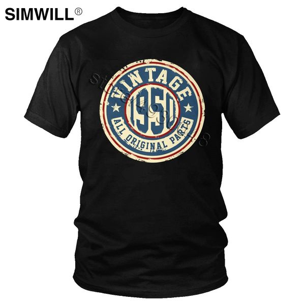 vintage 1950 all original parts t shirt men cotton father birthday gift tee short sleeved o-neck t-shirt trend wholesale
vintage 1950 all original parts t shirt men cotton father birthday gift tee short sleeved o-neck t-shirt trend wholesale