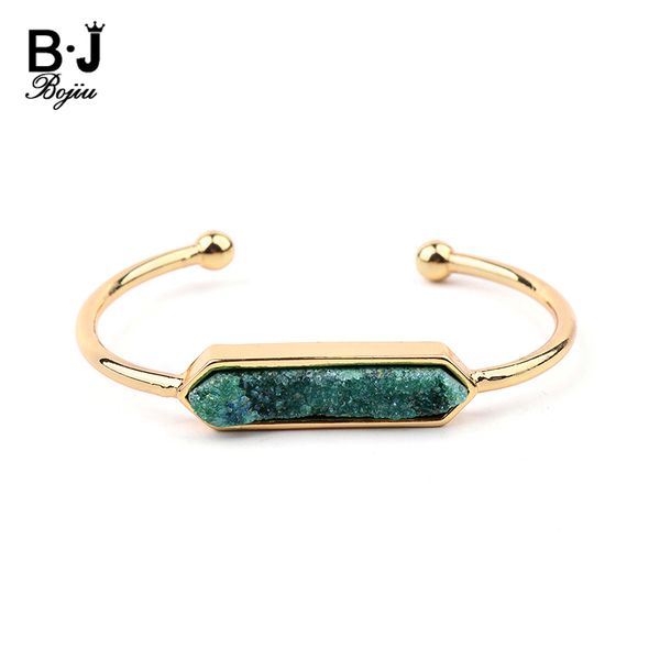 bojiu brands women jewelry women bangles brecelets natural druzy stone fashion simple waved opened woman cuff br024, Black
bojiu brands women jewelry women bangles brecelets natural druzy stone fashion simple waved opened woman cuff br024, Black