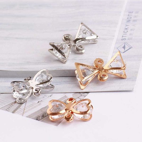 trendy 10pcs/lot crystal rhinestone bow gold-color silver-color charms connector fashion jewelry accessories for diy craft, Bronze;silver
trendy 10pcs/lot crystal rhinestone bow gold-color silver-color charms connector fashion jewelry accessories for diy craft, Bronze;silver
