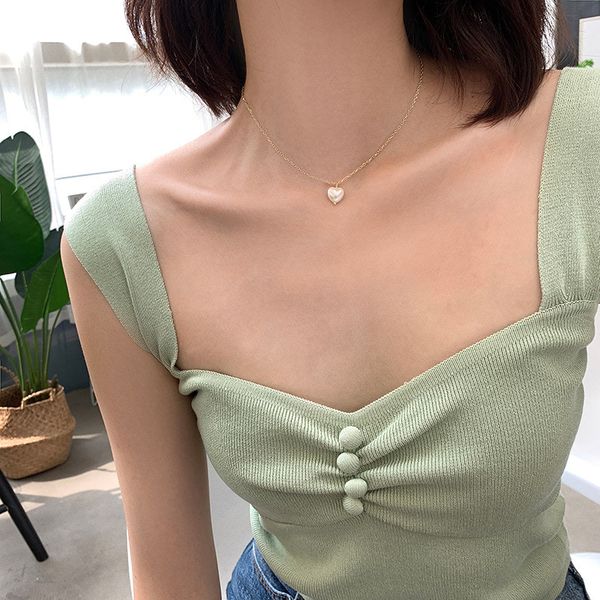 pendant necklaces pearl lovely necklace women's fashion korean-style simple cool non-mainstream clavicle chain, Silver
pendant necklaces pearl lovely necklace women's fashion korean-style simple cool non-mainstream clavicle chain, Silver