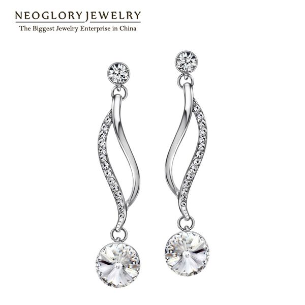 dangle & chandelier neoglory austrian crystal light yellow gold color long earrings for women girl brand gifts jewelry 2021 p1, Silver
dangle & chandelier neoglory austrian crystal light yellow gold color long earrings for women girl brand gifts jewelry 2021 p1, Silver