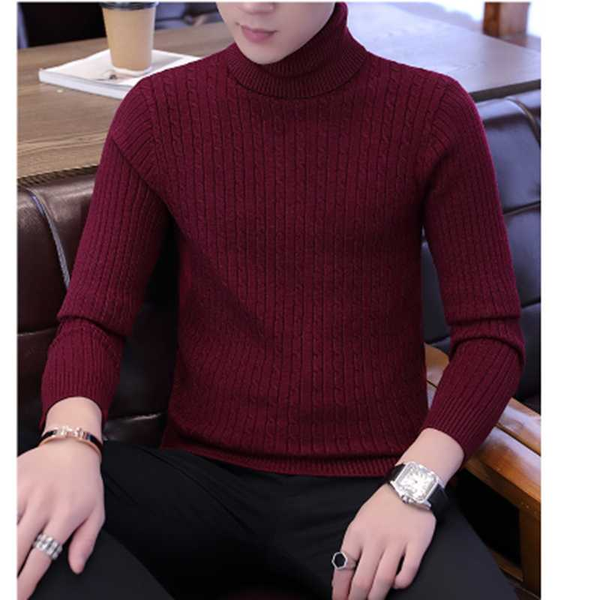 winter high neck thick warm sweater mens sweaters slim fit pullover men knitwear male double collar, White;black
winter high neck thick warm sweater mens sweaters slim fit pullover men knitwear male double collar, White;black