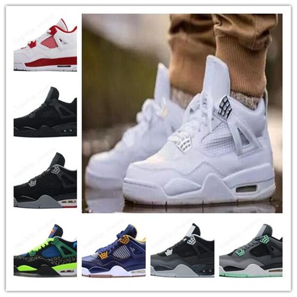 men shoes 4 4s basketball pure money royalty white cement premium black bred fire red sports sneakers us8-13
men shoes 4 4s basketball pure money royalty white cement premium black bred fire red sports sneakers us8-13