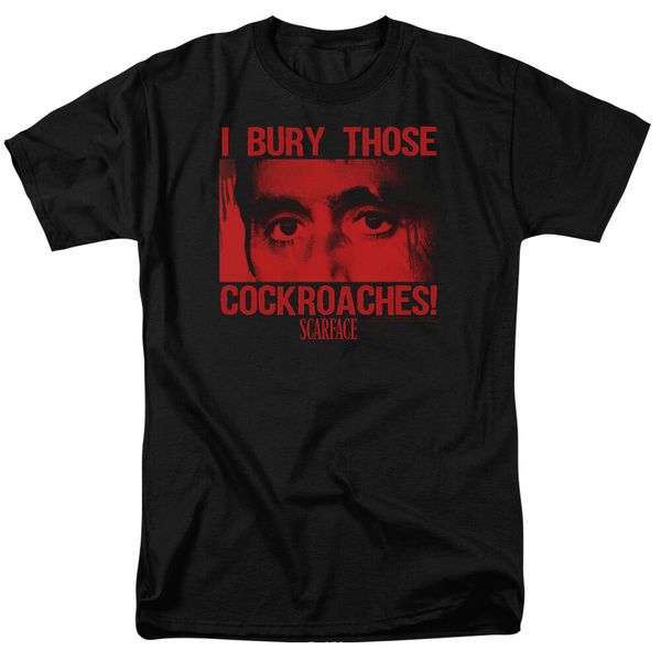 scarface movie tony i bury those cockroaches licensed t-shirt all sizes cotton tee shirt homme customized
scarface movie tony i bury those cockroaches licensed t-shirt all sizes cotton tee shirt homme customized