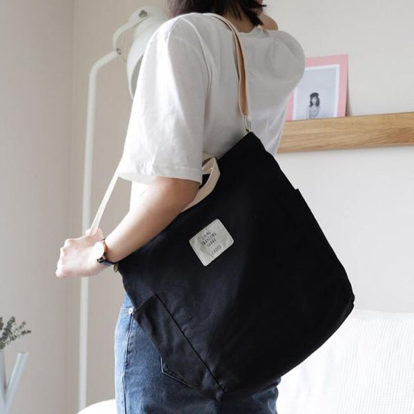 girls canvas shoulder large capacity bag handbag simple literary ladies tote messenger bag for women school
girls canvas shoulder large capacity bag handbag simple literary ladies tote messenger bag for women school