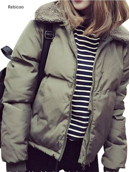 women's down & parkas spring coats women harajuku basic jackets thin jaqueta feminina fur collar casaco solid full sleeve outwear, Black
women's down & parkas spring coats women harajuku basic jackets thin jaqueta feminina fur collar casaco solid full sleeve outwear, Black