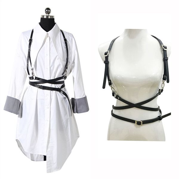 seabigtoo retro punk strap girdle women belt decorative shirt dress pu leather smooth buckle vest harness belt for women, Black;brown
seabigtoo retro punk strap girdle women belt decorative shirt dress pu leather smooth buckle vest harness belt for women, Black;brown