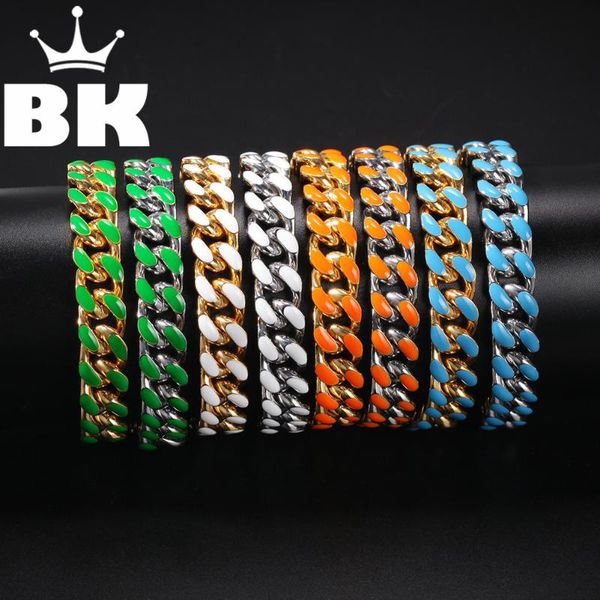 14mm 316lstainless steel miami curb cuban bracelet mens hip hop thick gold filled cuban link heavy bracelet, Black
14mm 316lstainless steel miami curb cuban bracelet mens hip hop thick gold filled cuban link heavy bracelet, Black