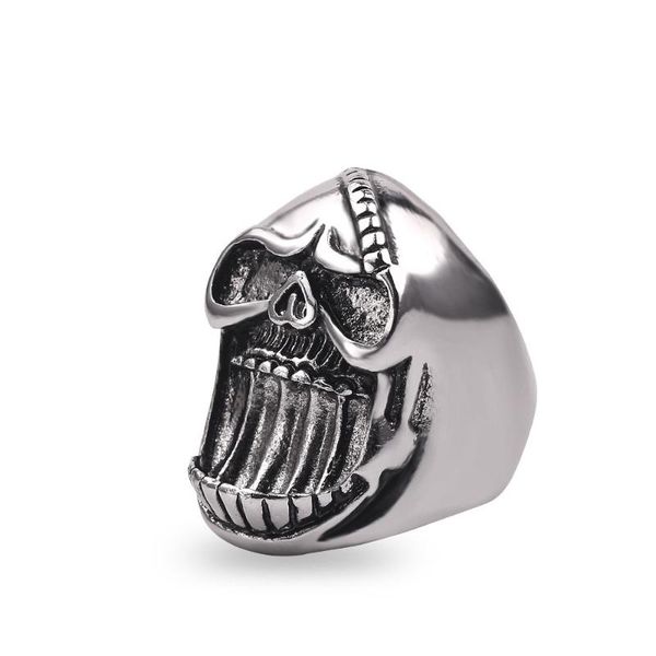 cluster rings vintage gothic punk ring demon satan the one-eyed scar skull multifunction bottle opener men's motorcycle jewelry, Golden;silver
cluster rings vintage gothic punk ring demon satan the one-eyed scar skull multifunction bottle opener men's motorcycle jewelry, Golden;silver