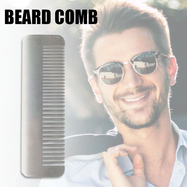 2020 stainless steel hairbrush beard brush anti-static massage comb for men, Silver
2020 stainless steel hairbrush beard brush anti-static massage comb for men, Silver