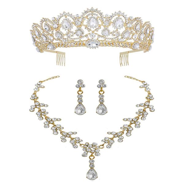 luxury crystal bride gold diadem red green blue rhinestone bridal crowns and tiaras for women wedding hair jewelry, Golden;silver
luxury crystal bride gold diadem red green blue rhinestone bridal crowns and tiaras for women wedding hair jewelry, Golden;silver