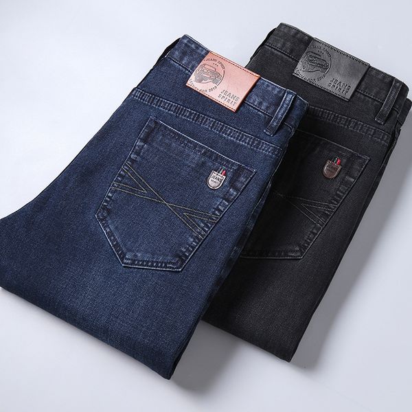 2020 winter autumn denim jeans for men casual straight mid waist mens jeans pant size 30-40 42 44 black men, Blue
2020 winter autumn denim jeans for men casual straight mid waist mens jeans pant size 30-40 42 44 black men, Blue