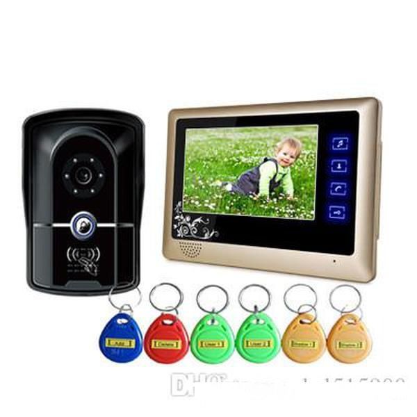 7 inch high definition tft lcd screen high-grade touch type ip55 waterproof 1000 line night vision infrared function intercom video doorbell
7 inch high definition tft lcd screen high-grade touch type ip55 waterproof 1000 line night vision infrared function intercom video doorbell