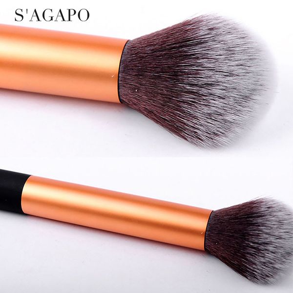 s'agapo 1pcs foundation makeup brush aluminum handle professional blush honey powder trimming loose powder beauty makeup tools
s'agapo 1pcs foundation makeup brush aluminum handle professional blush honey powder trimming loose powder beauty makeup tools