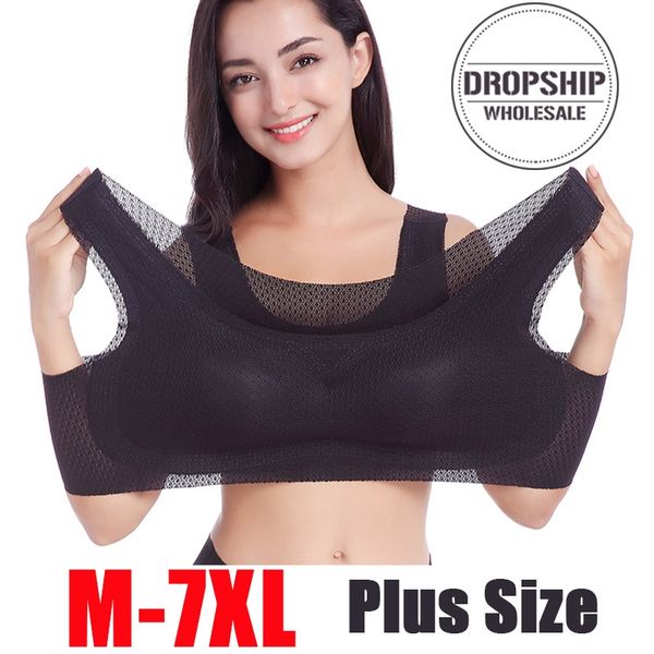 plus size -6xl solid sport bh bra fitness women push up yoga gym running slim camis shirt shockproof athletic wireless vest, White;black
plus size -6xl solid sport bh bra fitness women push up yoga gym running slim camis shirt shockproof athletic wireless vest, White;black