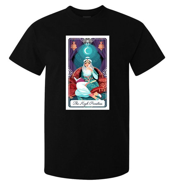 the high priestess tarot card art logo men's (woman's available) t shirt black cool casual pride t shirt men fashion
the high priestess tarot card art logo men's (woman's available) t shirt black cool casual pride t shirt men fashion