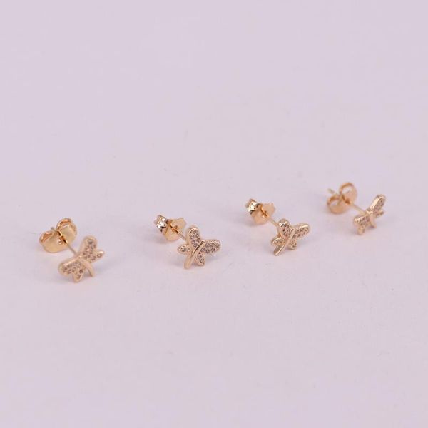 small butterfly ear stud with cz rose gold color for festival gift to friend and mother beauty diy jewelry buy 1 get 1 box, Golden;silver
small butterfly ear stud with cz rose gold color for festival gift to friend and mother beauty diy jewelry buy 1 get 1 box, Golden;silver
