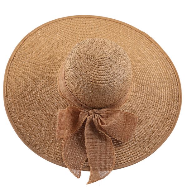 hat spring and summer new leisure travel women's fashion outdoor uv protection female big eaves bow beach hat, Blue;gray
hat spring and summer new leisure travel women's fashion outdoor uv protection female big eaves bow beach hat, Blue;gray