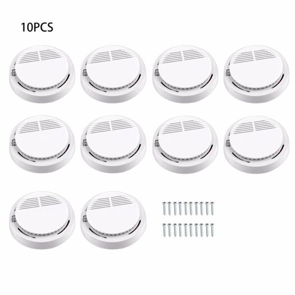 5pcs 10pcs smoke sensor alarm sensitive pelectric independent fire smoke detector for home security alarm system, Black;white
5pcs 10pcs smoke sensor alarm sensitive pelectric independent fire smoke detector for home security alarm system, Black;white