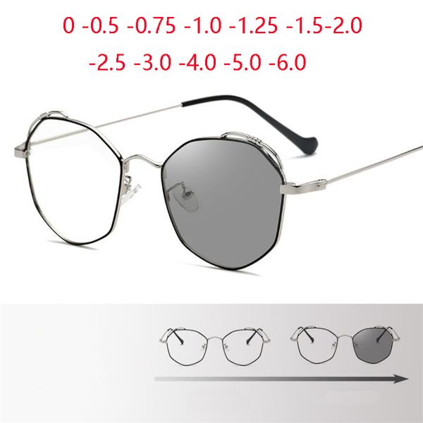 sunglasses polygon chameleon prescription eyeglasses women metal black silver sun pochromic myopes lunettes female 0 -0.5 -0.75 to -6.0, White;black
sunglasses polygon chameleon prescription eyeglasses women metal black silver sun pochromic myopes lunettes female 0 -0.5 -0.75 to -6.0, White;black
