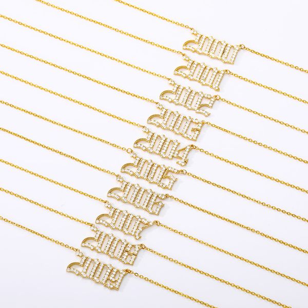 pendant necklaces 1985-2021 year number digital stainless steel chain gold creative birth necklace friends gifts wholesale, Silver
pendant necklaces 1985-2021 year number digital stainless steel chain gold creative birth necklace friends gifts wholesale, Silver