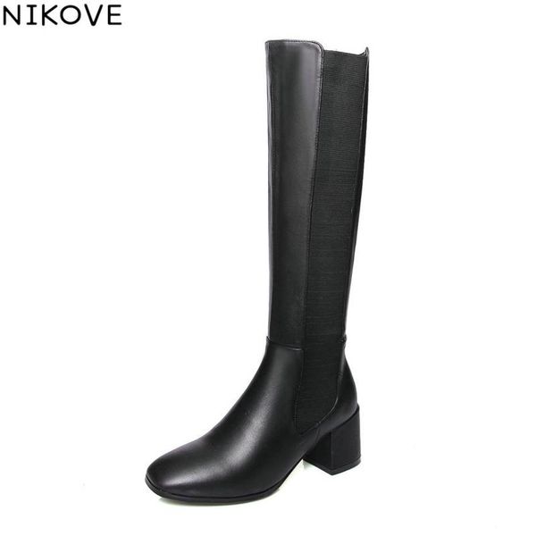 boots nikove 2021 women shoes square toe short plush winter high heels knee slip on autumn size 34-39, Black
boots nikove 2021 women shoes square toe short plush winter high heels knee slip on autumn size 34-39, Black