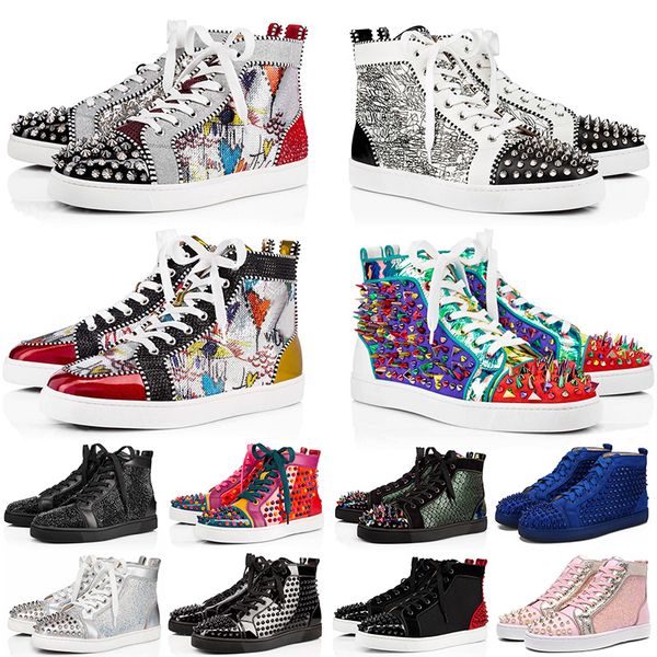 designer red fashion bottom sneaker comfortable luxury shoes for mens womens party wedding genuine leather casual shoes spike sneakers 36-47, Black
designer red fashion bottom sneaker comfortable luxury shoes for mens womens party wedding genuine leather casual shoes spike sneakers 36-47, Black