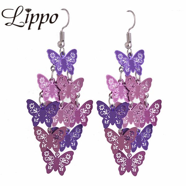 birthday present summer style diy butterfly drop earrings stamping butterflies dangle earring filigree for women and girls, Silver
birthday present summer style diy butterfly drop earrings stamping butterflies dangle earring filigree for women and girls, Silver