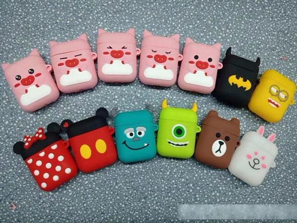 2019 portable silicone skin shockproof airpod case iphone bluetooth earphone protective cover nice cartoon with lanyard for apple airpods
2019 portable silicone skin shockproof airpod case iphone bluetooth earphone protective cover nice cartoon with lanyard for apple airpods