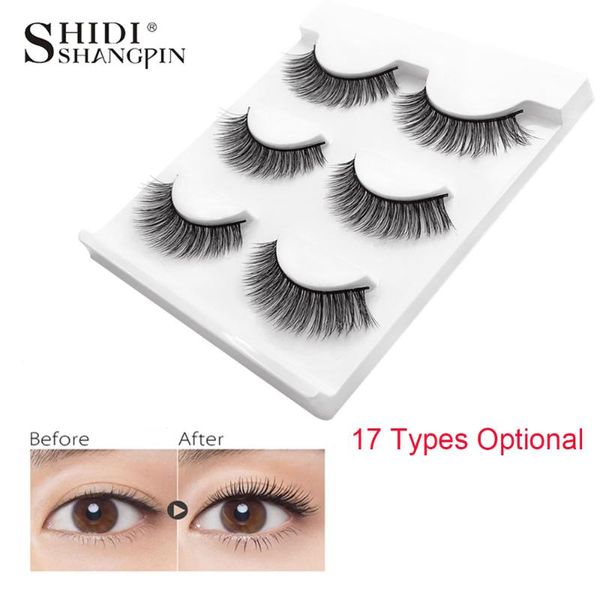 shidishangpin 3 pairs mink false eyelashes reusable pure handmade natural 3d soft mink for professional eyelashes extension
shidishangpin 3 pairs mink false eyelashes reusable pure handmade natural 3d soft mink for professional eyelashes extension