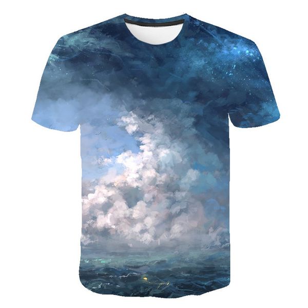 magic stars galaxy male 3d print shirts comics harajuku harajuku men clothing