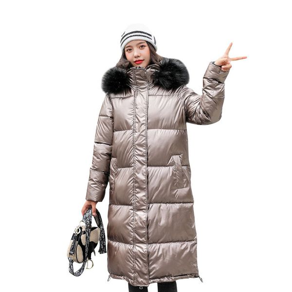 winter korean student parkas women long down jacket fashion hooded warm shiny jacket ladies cotton outerwear r244, Black
winter korean student parkas women long down jacket fashion hooded warm shiny jacket ladies cotton outerwear r244, Black