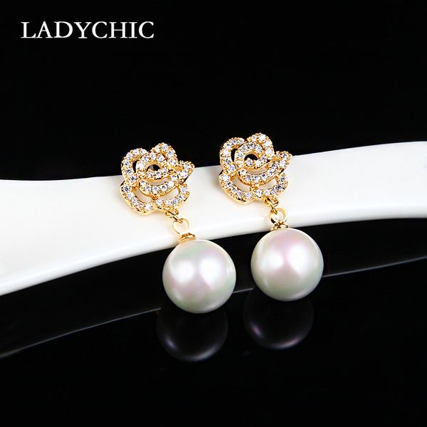stud ladychic arrival elegant gold silver color flower cubic zircon earrings trendy imitation pearl wedding jewelry le1368, Golden;silver
stud ladychic arrival elegant gold silver color flower cubic zircon earrings trendy imitation pearl wedding jewelry le1368, Golden;silver