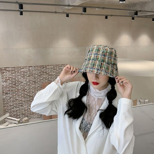 hat женщины plaid bucket hat рыбак девушки осень / зима tweed горшок элегантный горшок, Blue;gray
hat женщины plaid bucket hat рыбак девушки осень / зима tweed горшок элегантный горшок, Blue;gray