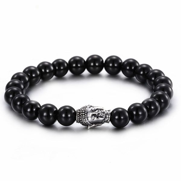 charm bracelets stainless steel buddha bracelet punk black glass beads for men accessory jewelry gifts, Golden;silver
charm bracelets stainless steel buddha bracelet punk black glass beads for men accessory jewelry gifts, Golden;silver