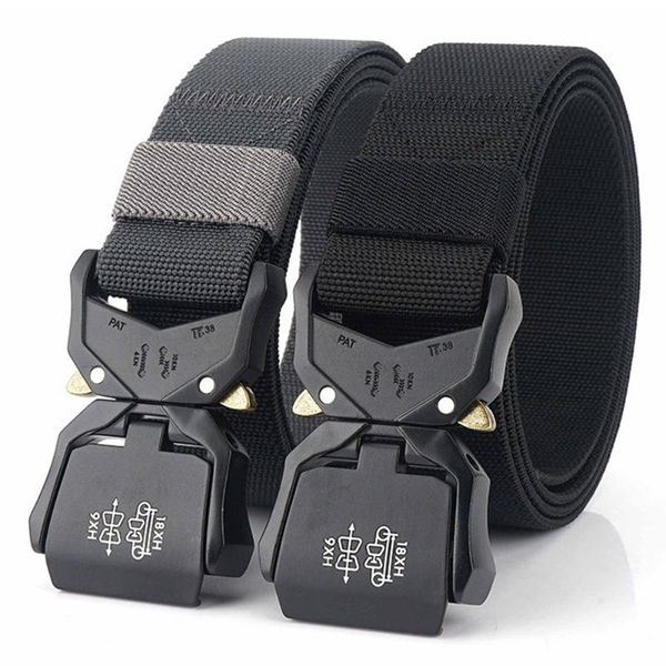 man woman fitness training tactical belt outer polyester aluminum alloy army waist belt outdoor gym hunting, Black;gray
man woman fitness training tactical belt outer polyester aluminum alloy army waist belt outdoor gym hunting, Black;gray