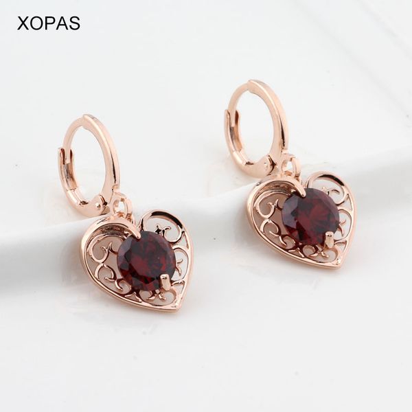 dangle & chandelier 585 rose gold color charms jewelry lovely heart 5 stone drop earrings for women brincos vintage girls christmas gift, Silver
dangle & chandelier 585 rose gold color charms jewelry lovely heart 5 stone drop earrings for women brincos vintage girls christmas gift, Silver